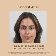 ISDIN Coverage SPF 50+ 3.0 Sand, Base De Maquillaje Con Alta Protección Que Unifica El Tono Y Aporta Cobertura Modulable Con Acción Antiedad, Maquilla, Protege Y Cuida En Un Solo Gesto -30 ml