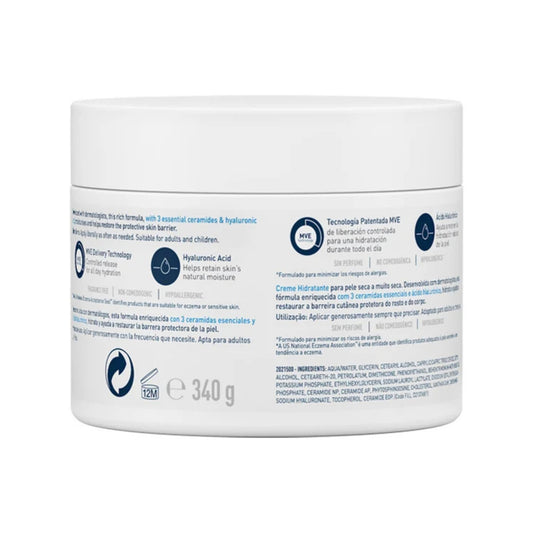 CeraVe Crema Hidratante Pote - 454gr