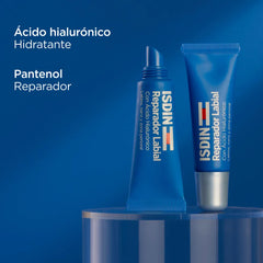 Fotoprotector Isdin Labial Bálsamo Spf50+ Reparador Con Acido Hialuronico - 10ml