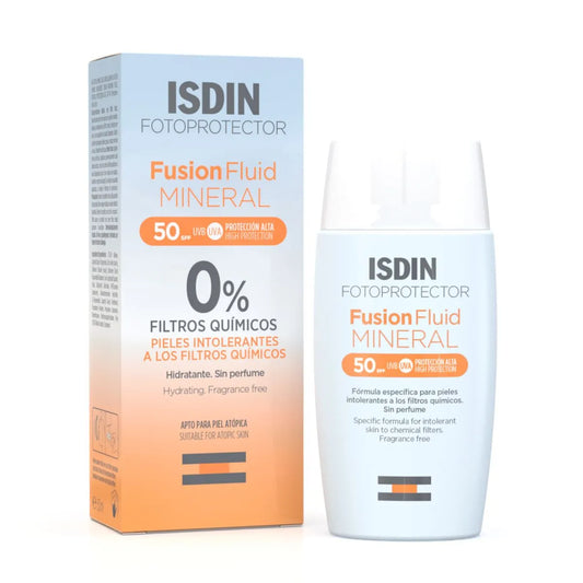 Fotoprotector Isdin Fusion Fluid Mineral Spf50 +- 50ml
