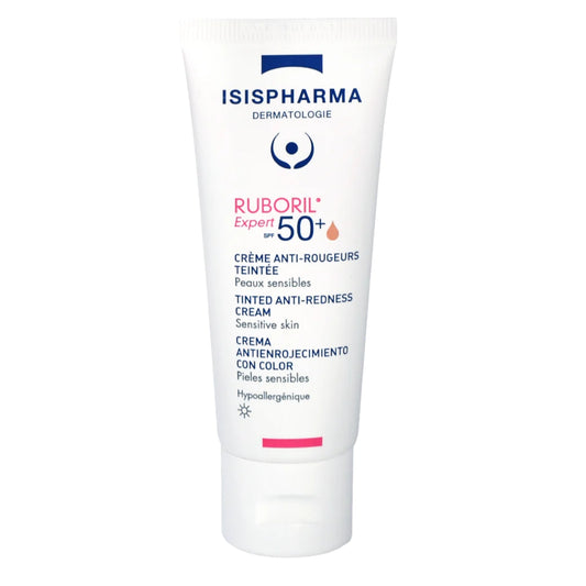 Isispharma Ruboril Expert Spf50+ Protector Solar Pieles Sensibles (Con color) - 40ml