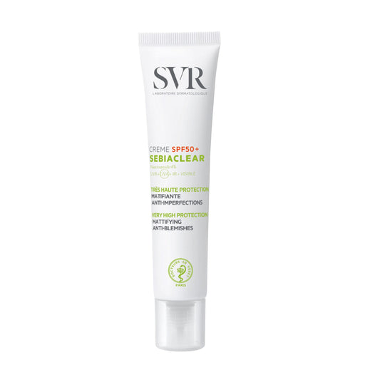 SVR Sebiaclear Creme Matificante SPF50 Sin Color - 40ml