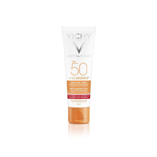 Vichy Capital Soleil Anti Edad 3 en 1 Antioxidante Sin Color - 50ml