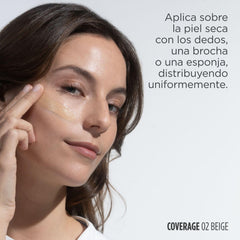 ISDIN Coverage SPF 50+ 3.0 Sand, Base De Maquillaje Con Alta Protección Que Unifica El Tono Y Aporta Cobertura Modulable Con Acción Antiedad, Maquilla, Protege Y Cuida En Un Solo Gesto -30 ml