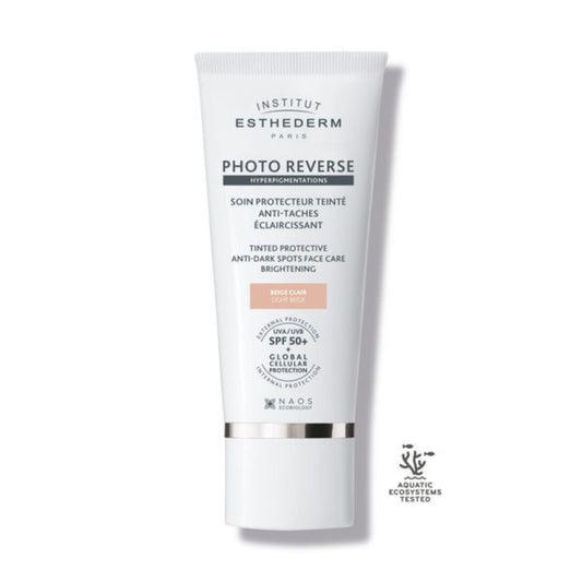 Institut Esthederm Protector Solar Photo Reverse SPF 50+ Color Beige Clair - 50ml