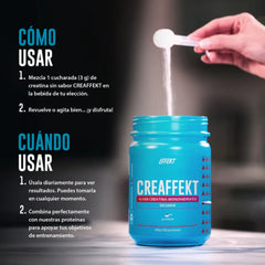 Effekt Creatina Monohidrato sin sabor - 150gr